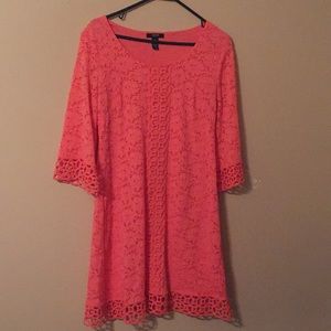 Alfani coral dress